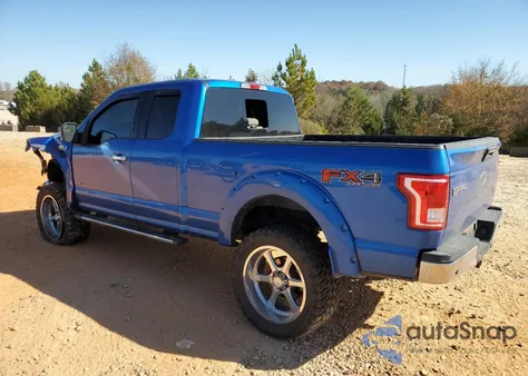 2016 Ford F150 Super Cab из США, поврежденный, VIN 1FTEX1EP5GFB43353